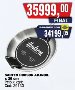 Maxiconsumo Hudson sarten ac.inox oferta