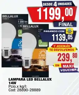 Maxiconsumo Bellalux lampara led oferta