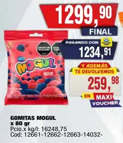Maxiconsumo Mogul gomitas moras oferta