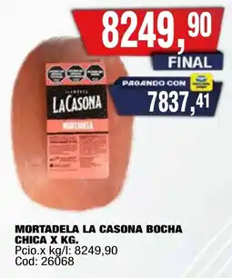 Maxiconsumo La casona mortadela oferta