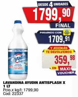 Maxiconsumo Ayudin lavandina antisplash x oferta