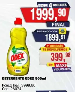 Maxiconsumo Odex detergente ultra oferta