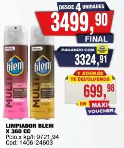Maxiconsumo Blem limpiador multi oferta