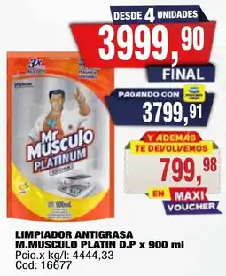 Maxiconsumo Mr Musculo limpiador antigrasa oferta