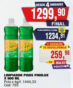 Maxiconsumo Pinolux limpiador pisos oferta