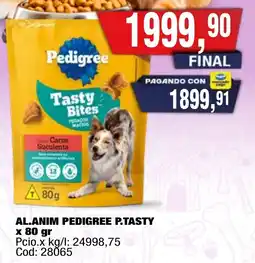 Maxiconsumo Pedigree tasty bites oferta