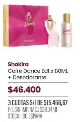 Shakira cofre dance edt