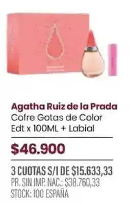Pigmento Agatha Ruiz de la Prada Cofre Gotas de Color oferta
