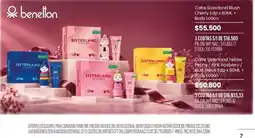 Pigmento Benetton cofre sisterland blush cherry edp oferta