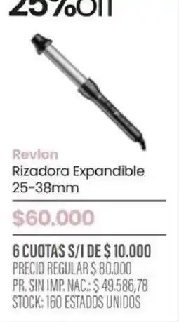 Pigmento Revlon rizadora expandible oferta