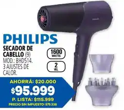 Casa del Audio Philips secador de cabello oferta