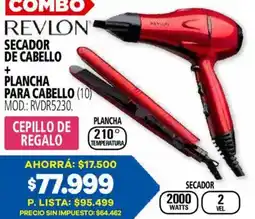 Casa del Audio Revlon secador de cabello + plancha para cabello oferta
