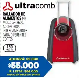 Casa del Audio ultracomb rallador de alimentos oferta