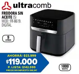 Casa del Audio ultra comb freidora sin aceite oferta