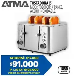 Casa del Audio Atma tostadora oferta