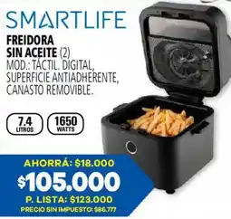 Casa del Audio Smartlife freidora sin aceite oferta