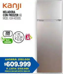 Casa del Audio Kanji heladera con freezer oferta