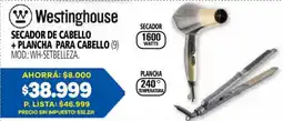 Casa del Audio Westinghouse secador de cabello + plancha para cabello oferta