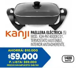 Casa del Audio Kanji paellera eléctrica oferta