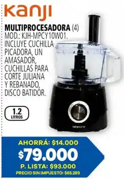 Casa del Audio Kanji multiprocesadora oferta