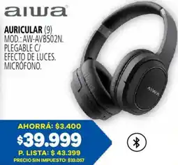 Casa del Audio Aiwa auricular oferta