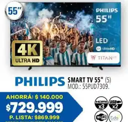 Casa del Audio Philips smart tv 55 oferta