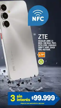 Casa del Audio Zte celular libre 2 oferta