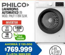 Casa del Audio Philco lavarropas automático oferta
