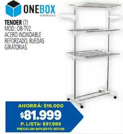 Casa del Audio Onebox tender oferta
