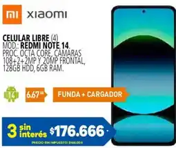 Casa del Audio Xiaomi celular libre oferta