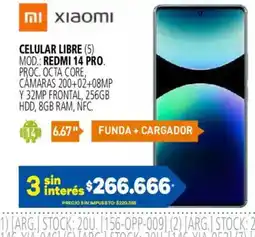 Casa del Audio Xiaomi celular libre oferta