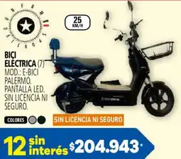 Casa del Audio Uniformis bicicleta eléctrica oferta