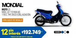 Casa del Audio Mondial moto oferta