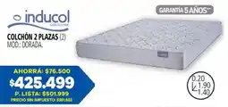 Casa del Audio Inducol colchones colchón 2 plazas oferta