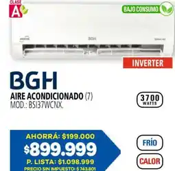 Casa del Audio Bgh aire acondicionado oferta