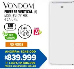 Casa del Audio Vondom freezer vertical oferta