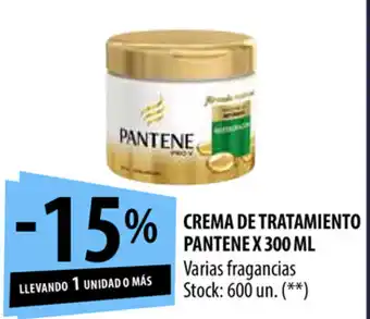 Punto Mayorista Pantene Crema de Tratamiento x 300ml oferta
