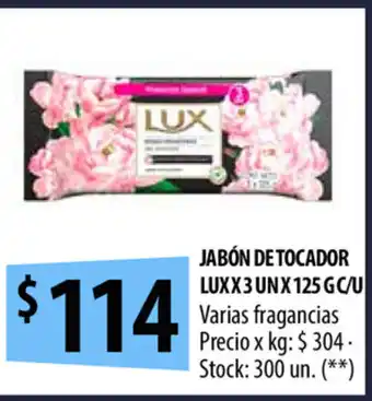 Punto Mayorista Lux Jabón de Tocador x 3un x 125g c/u oferta