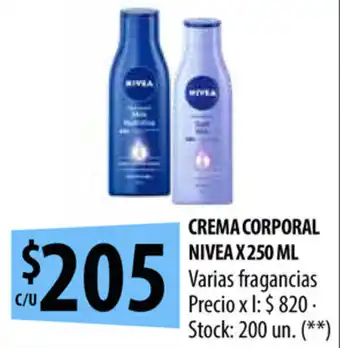Punto Mayorista Nivea Crema Corporal x 250ml oferta