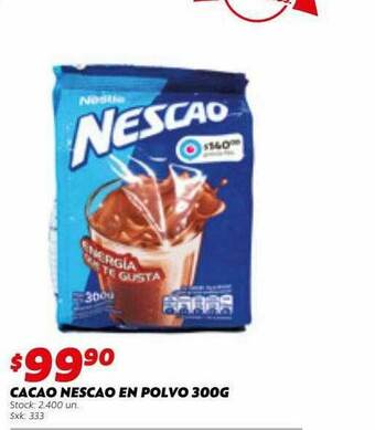Ferniplast Cacao Nescao En Polvo oferta