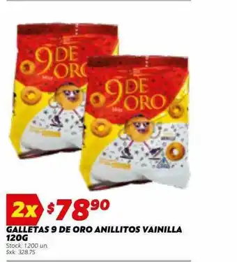 Ferniplast Galletas 9 De Oro Anillitos Vainilla oferta