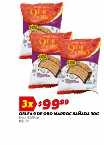 Ferniplast Oblea 9 De Oro Marroc Bañada oferta