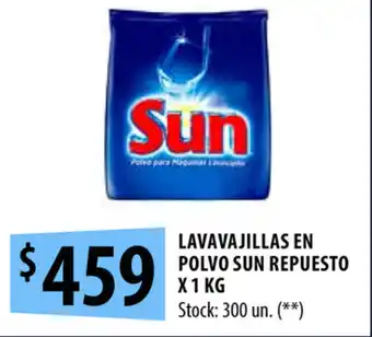 Punto Mayorista Sun Repuesto Lavavajillas en Polvo x 1kg oferta