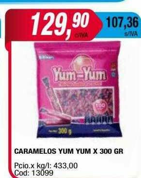 Maxiconsumo Caramelos Yum Yum oferta