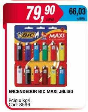 Maxiconsumo Encendedor Bic Maxi oferta