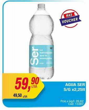 Maxiconsumo Agua Ser oferta