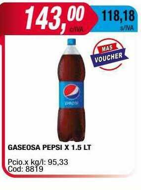 Maxiconsumo Gaseosa Pepsi oferta