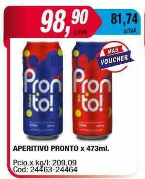 Maxiconsumo Aperitivo Pronto oferta