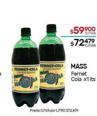 Nini Mayorista Mass Fernet Cola oferta