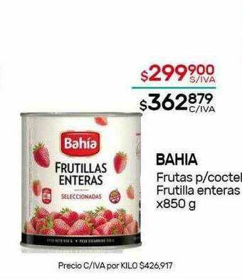 Nini Mayorista Bahia Frutilla Enteras oferta